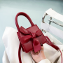 Cute Mini Bag Bow PU Crossbody Handbags Kid Purses