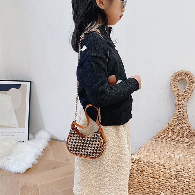 2021 Summer New Houndstooth Handbag Crossbody Handbags Hot Sale Korean Fashion Houndstooth Handbags For Women Luxury Purses
