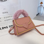 New European And American Love Lock Autumn Purses And Handbags Plush Handbag Fashion One-Shoulder Messenger Bag Women Hand Bags
