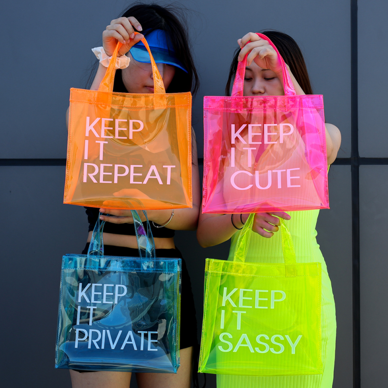 Gold Supplier 2021 Summer Style Jelly Bag Fashion Waterproof Wholesale Pvc Transparent Crossbody Handbag Ladies Jelly Tote Bags