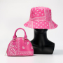 Wholesale Ins 2021 New Fashion Cashew Flower Women Handbag Set Portable Simple Chain Shoulder Bag Diagonal Ladies Bandana Bags