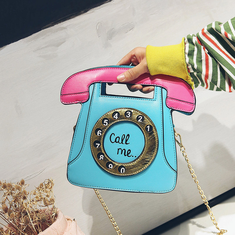 Wholesale telephone shaped ladies tote bags and phone purses and handbags women hand bags