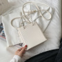 Women's Leather Handbags Solid Color Shoulder Bag