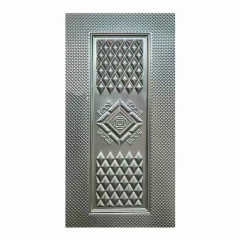 Decorative color corrugated metal steel door skin panels interior door