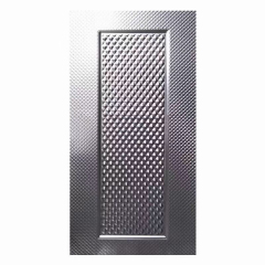 Decorative color corrugated metal steel door skin panels interior door