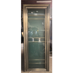 Popular Aluminium alloy glass bathroom doors waterproof