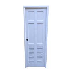 Ready to ship interior bathroom door modern design customized upvc door