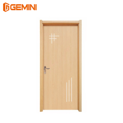 nut-brown single leaf wooden door  waterproof and moistureproof