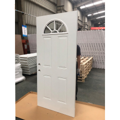 The American door with six panels security steel door