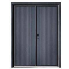 High end cast aluminum security doors front entry doors