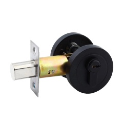 Matte black door knobs with lock and keys deadbolt door lock