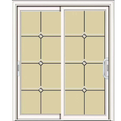 Durable double glazed aluminum glass sliding doors and windows