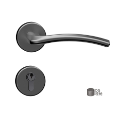 Hot sale door accessories internal black door handle sets