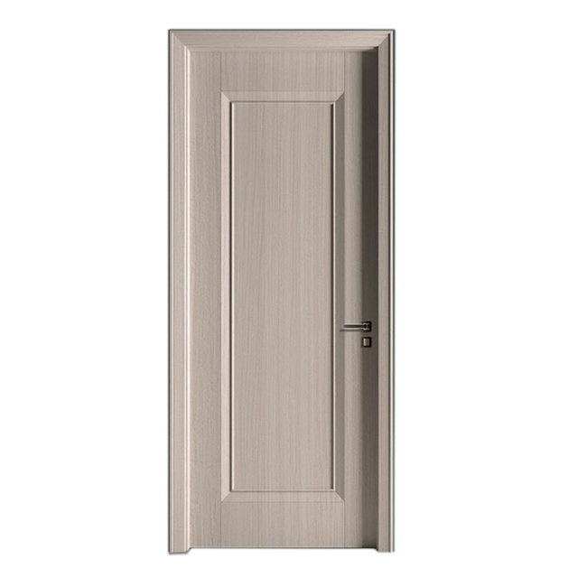 Interior wooden flush doors for houses with frames WPC