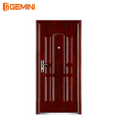 Mahogany front doors security steel door Cheap Price ISO9001