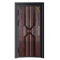 Customized modern front door, aluminum security bullet proof door
