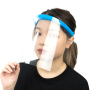 Transparenter Gesichtsschutz, beschlagfrei, klarer Gesichtsschutz, verstellbarer Gesichtsschutz