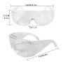 Transparent Protective Glasses Anti-fog Splash Proof Glasses Can Stuck Myopia Eyeglasses