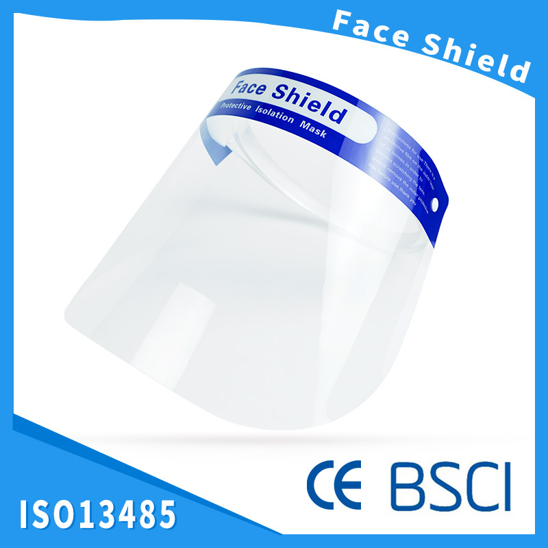 UV Proof bubble faceshield wholesale PET transparent face mask shield Anti UV