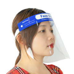 Feuille anti-buée pour animaux de compagnie pour écran facial à vendre écran facial de sécurité chimique écran facial transparent
