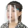 Прозрачная выдвижная оправа для очков, защитный щиток для лица, защита от ультрафиолета, щиток для лица