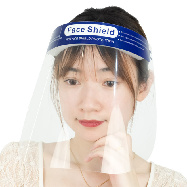 Gesichtsschutz Großhandel UV 400 Gesichtsschutz schützender PET UV-beständiger Gesichtsschutz