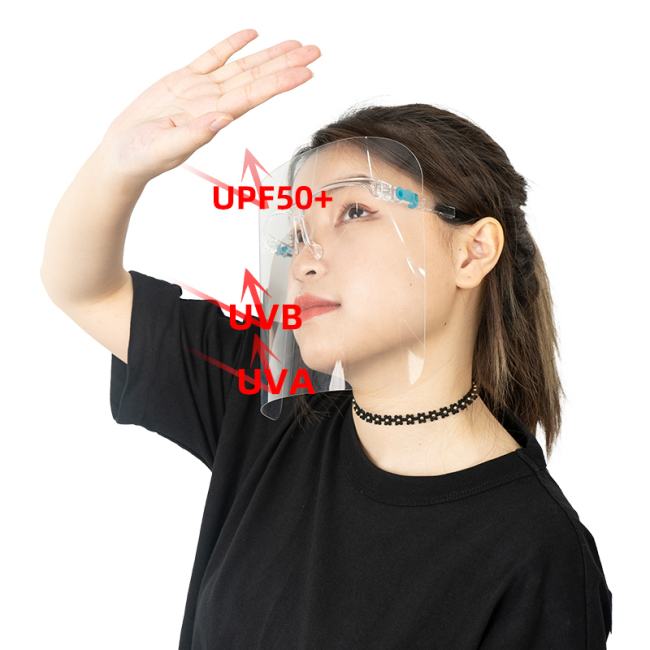 Vente en gros de lunettes anti-UV Face Shield Lunettes de protection UV Lunettes de sécurité pour les yeux