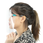 Vollständig klarer Anti-Beschlag-Spritz-Augenschutz-Gesichtsschutz-Sicherheits-Gesichtsschutz mit Brillengestellen