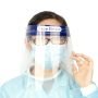 Anti-buée de protection clair écran facial complet en plastique transparent anti-poussière protection de sécurité écran facial entier