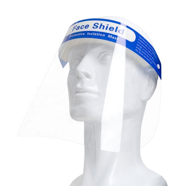 Écran facial de sécurité anti-buée transparent à vendre Écran facial clair de protection personnelle