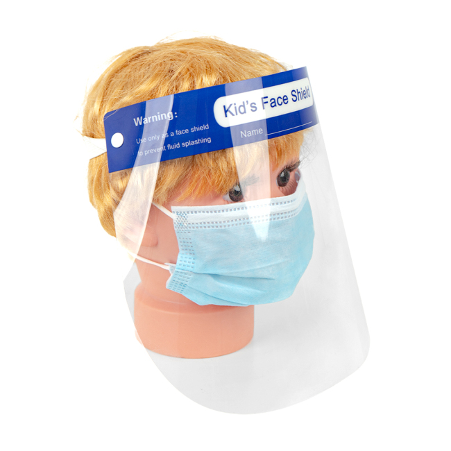 Protection de l'écran facial Kids Children Safety Face Shield Clear Baby Face Shield protecteur facial