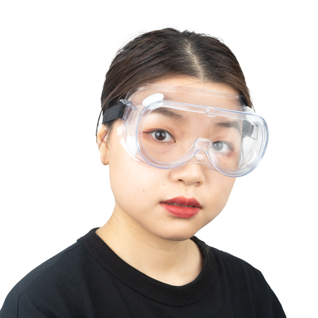 Schutzbrillen, Schutzbrillen, durchsichtige, kundenspezifische OEM-Augen, spritzwassergeschützte Schutzbrillen aus Glas