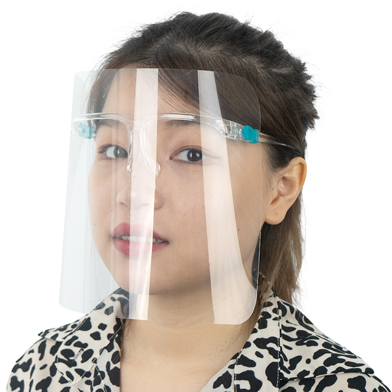 High quality Anti UV Face shield safety Glasses frame adjustable Face Shield