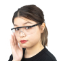 Sicherheitsbrillengläser Anti-UV einstellbare PC-Brille für Männer und Frauen