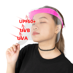 Écran facial réglable Protection UV Écran facial Écrans faciaux de sécurité en gros Anti UV