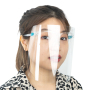 Pantallas faciales de moda con marco de anteojos esmerilado Marco ajustable de PET Pantalla facial
