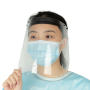 Einstellbares Gesichtsschutzschild Transparenter Kunststoff-Gesichtsschutz