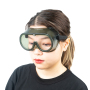 Venta al por mayor de gafas negras, gafas protectoras, gafas de seguridad de laboratorio para adultos