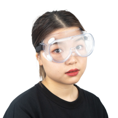 Lunettes de sécurité Lunettes claires OEM Lunettes anti-éclaboussures en verre pour les yeux personnalisés