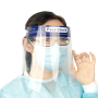 Bouclier facial transparent pour les yeux jetables dentaires