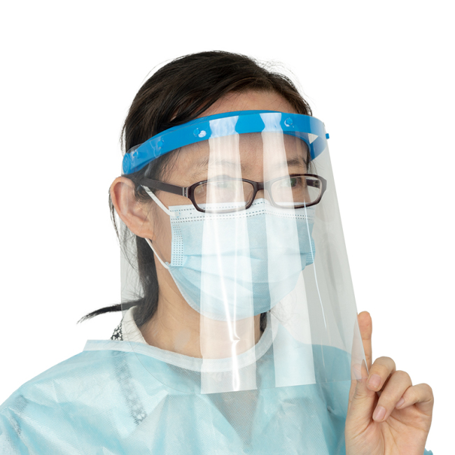 Protector facial transparente para la cabeza protector ajustable protector facial protector facial protector facial
