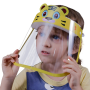 Детские безопасные прозрачные защитные щитки для лица, защитные противотуманные мультяшные щиты для домашних животных для детей