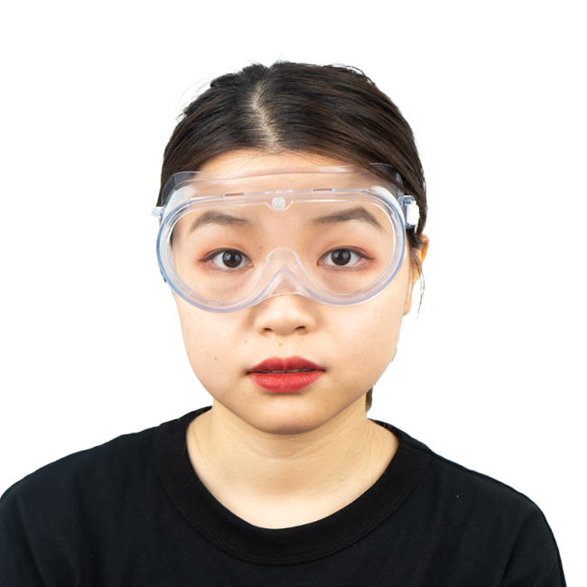 Augenschutzbrille Sicherheitsbrille Antibeschlag-PET-Brille Selbstverteidigungs-Augenschutzbrille