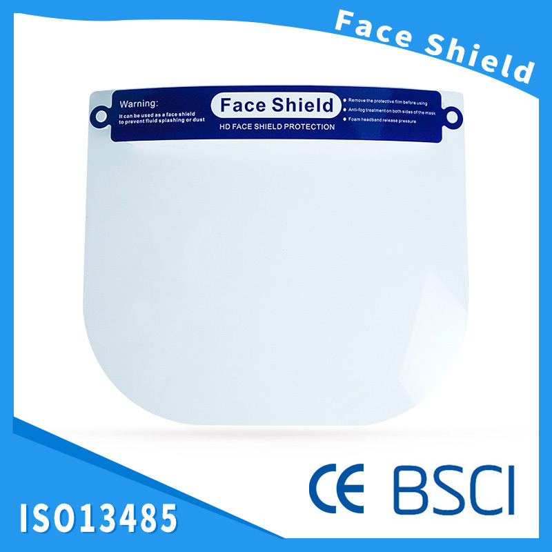 Wholesale protective face shield face shield with sponge anti fog face shield