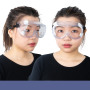 Lunettes de protection individuelles transparentes à quatre trous Lunettes de sécurité pour la protection des yeux