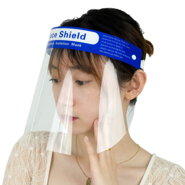 Bouclier facial anti-UV en gros Face Protect shield bouclier facial de sécurité