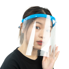 Klarer Gesichtsschutz Antibeschlag bunter Gesichtsmaskenschutz Verstellbarer Gesichtsschutz