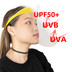 Protector facial ajustable a prueba de rayos UV Protección facial reutilizable Protección UV Protector facial