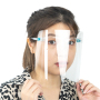 Protectores faciales de venta caliente para adultos con marco de anteojos esmerilado protector facial de marco ajustable colorido