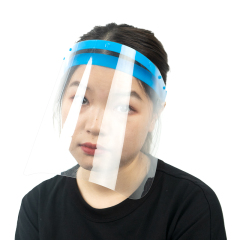 Klarer verstellbarer Gesichtsschutz Wiederverwendbarer blauer Gesichtsmaskenschutz Gesichtsschutz